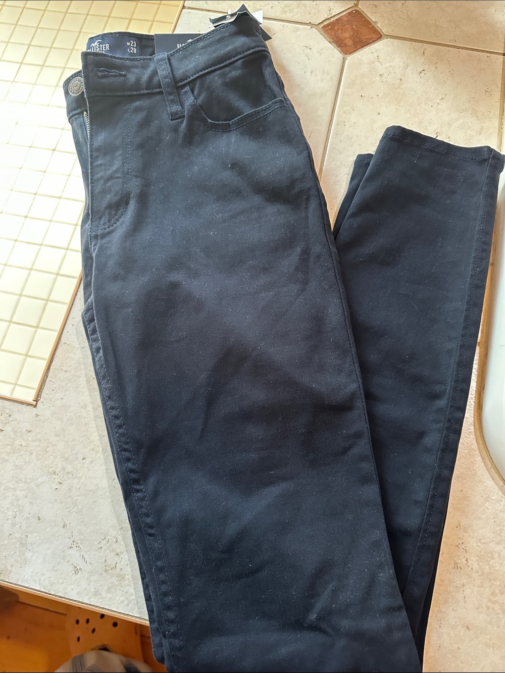 Hollister Navy Blue  Super Skinny pants